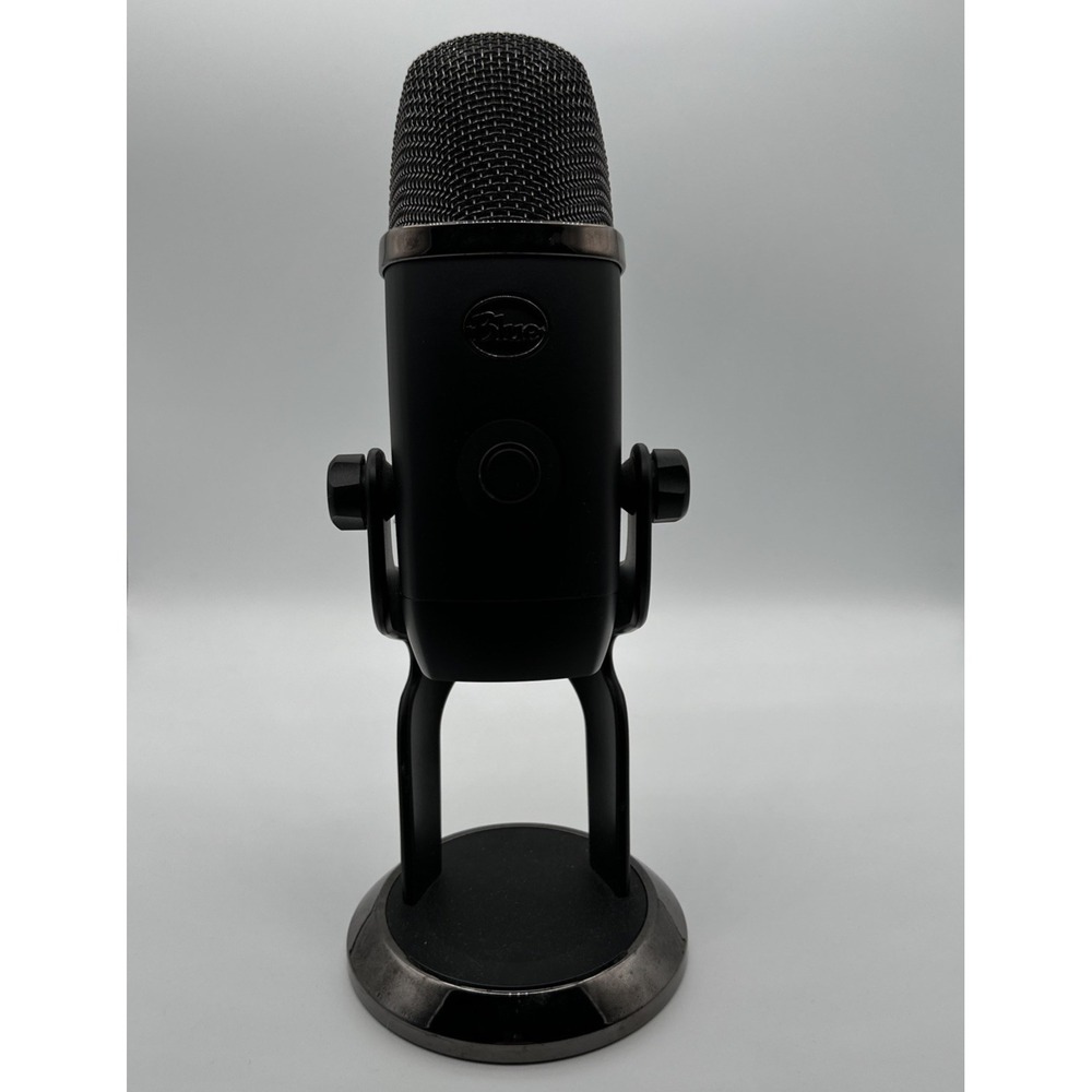 Blue Yeti Nano Premium USB Microphone Black MN A00104 Streaming Podcast Untested